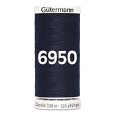 Gutermann jeans - denim naaigaren | 100m | 6950 marine blauw naaigaren GM - DENIM - 6950 - MARINE - BLAUW